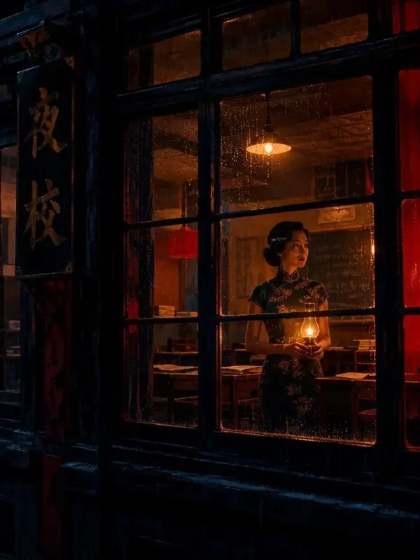 黄果短剧短剧《金台夜语》悬疑题材海报封面